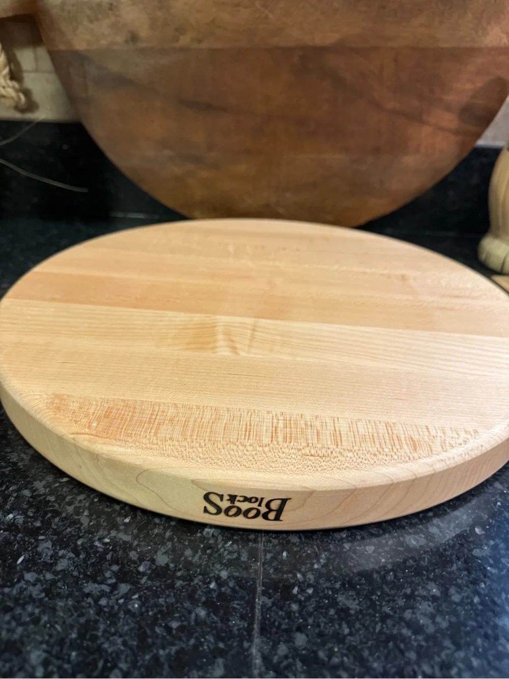 John Boos 14” Cutting Board, Round Maple